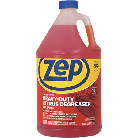 Zep Heavy-Duty Citrus Degreaser, 4 qt Liquid, Orange ZPEZUCIT128